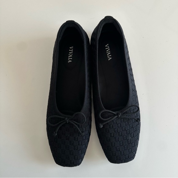 Vivaia Square Toe Miranda Black ballerina flats - Picture 4 of 10
